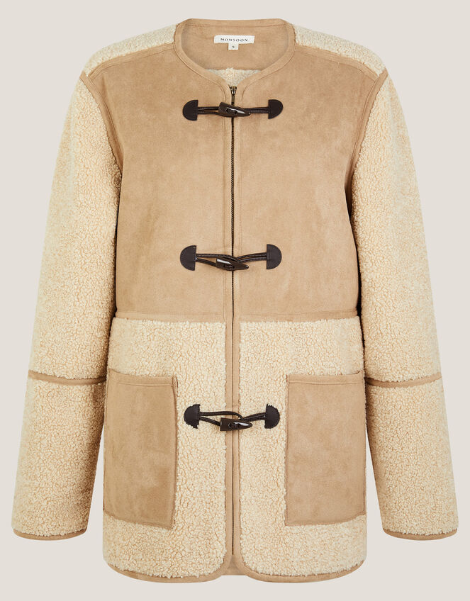 Teri Borg Duffle Jacket, Natural (STONE), large