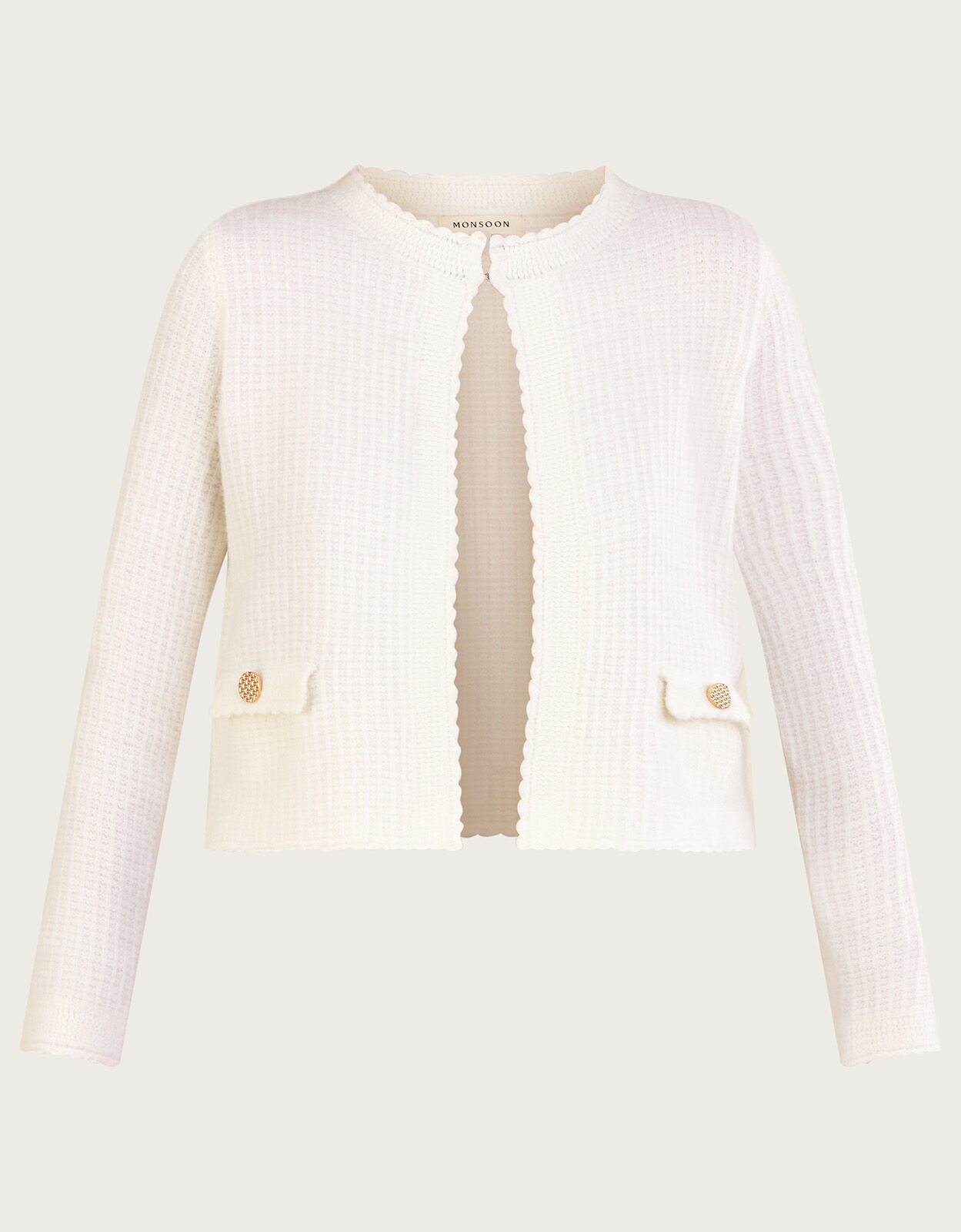 Monsoon cropped on sale jacket
