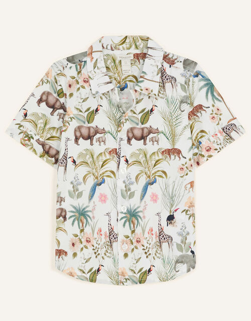 Safari Short Sleeve Shirt, Multi (MULTI), large