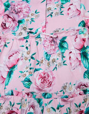 Newborn Floral Dress Set, Pink (PINK), large