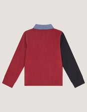 Colourblock Rugby Polo Shirt, Multi (MULTI), large