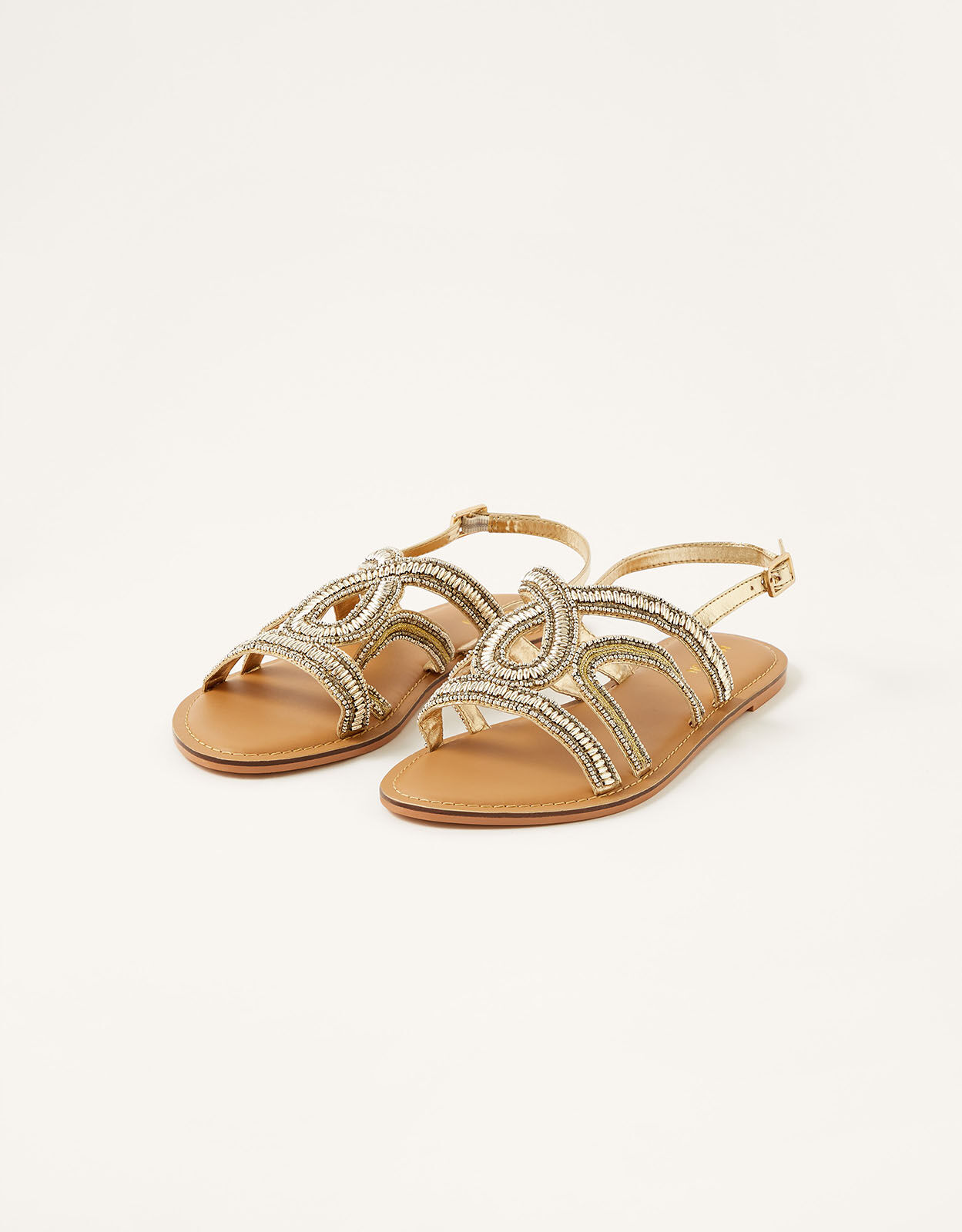 Monsoon gold sandals cheap