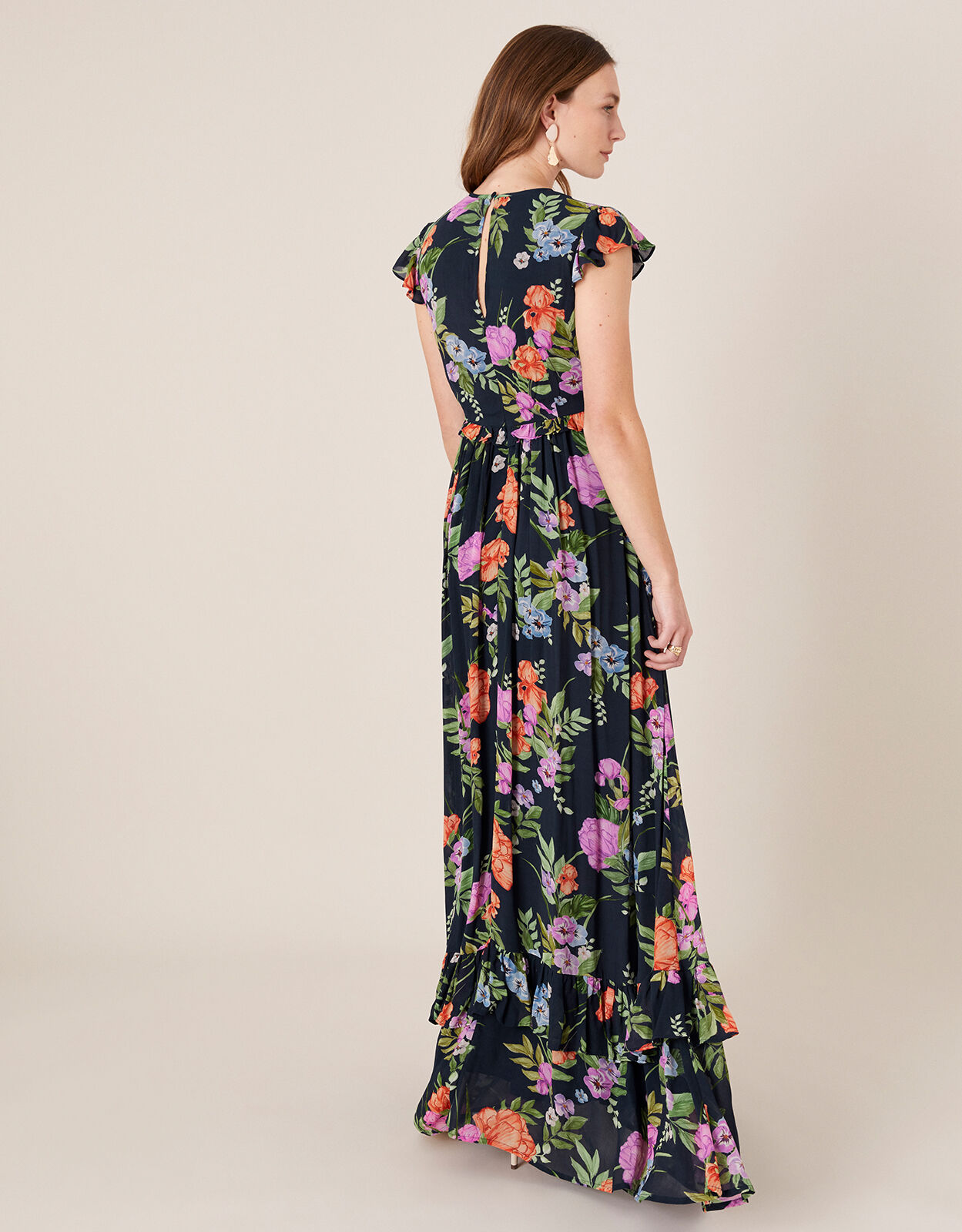 Monsoon navy floral dress shop