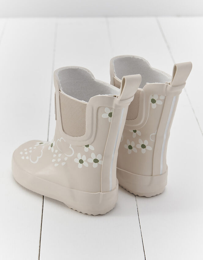 Grass and Air Colour-Revealing Wellies, Cream (CREAM), large