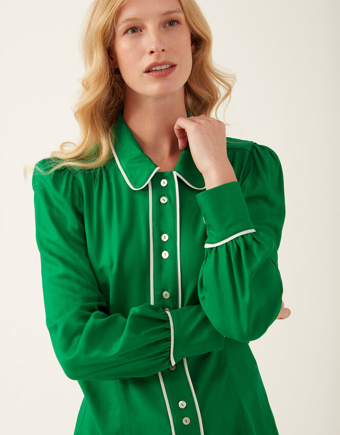 Mirla Beane Chloe Blouse, Green (GREEN), large