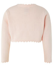 Baby Niamh Sparkle Knit Cardigan, Pink (PINK), large