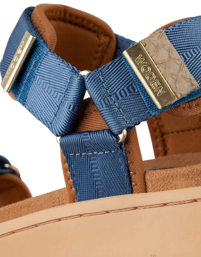Woden Platform Sandals, Blue (BLUE), large