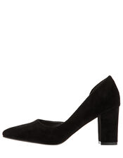 Matilda Block Heel Court Shoes, Black (BLACK), large