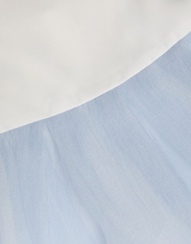 Peony Plain Organza Party Dress, Blue (PALE BLUE), large