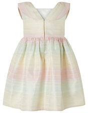 Baby Sherbet Rainbow Sparkle Dress, Multi (MULTI), large