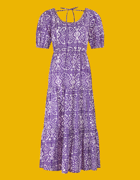 East Stella Print Dress, Purple (PURPLE), large