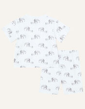 Newborn Harry Elephant Top and Shorts Set, Blue (BLUE), large