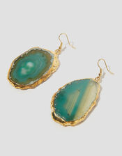 Statement Agate Drop Earrings, , large