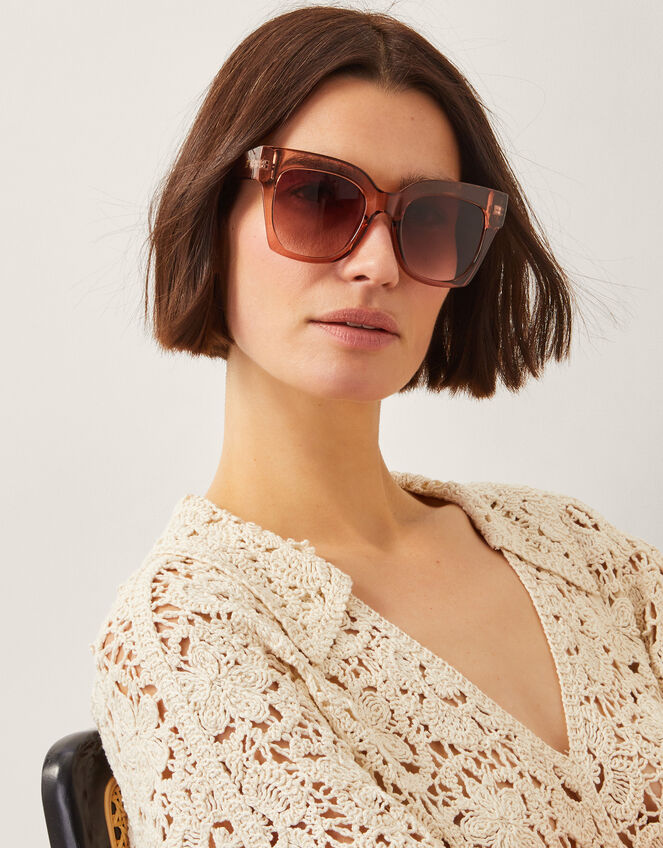 Chunky Square Sunglasses, , large
