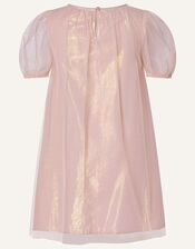 Sequin Unicorn Trapeze Dress, Pink (PINK), large