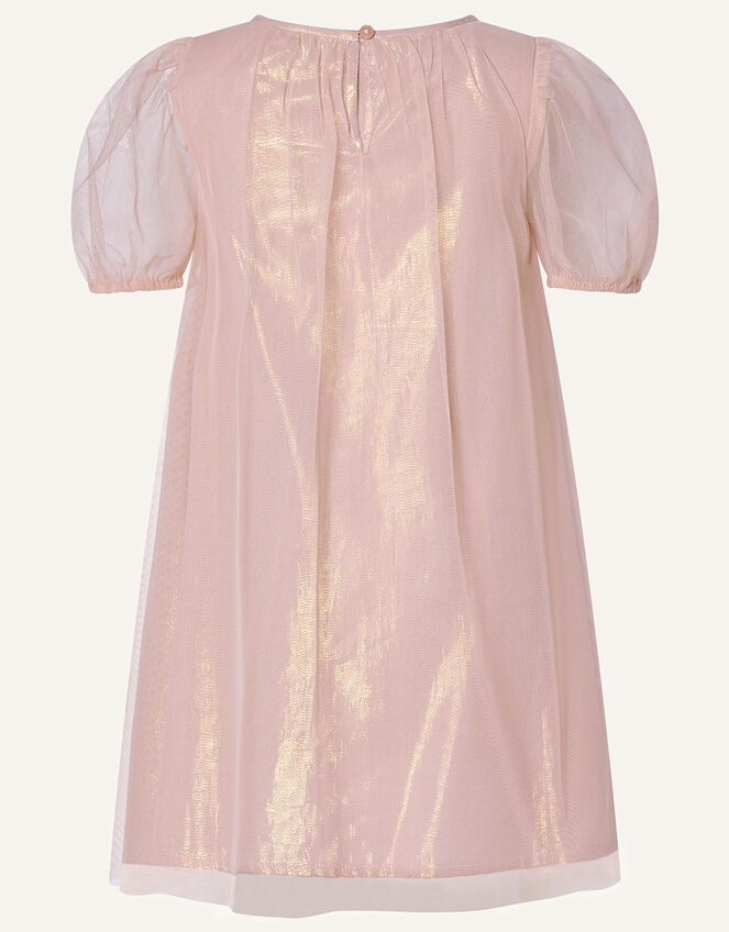Sequin Unicorn Trapeze Dress, Pink (PINK), large