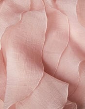 Cancan Sleeveless Bow Ruffle Dress, Pink (PINK), large