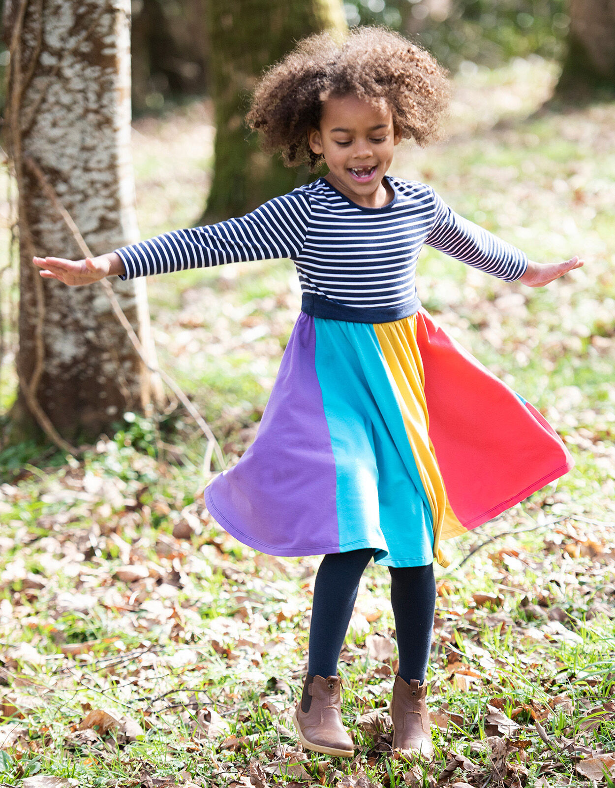 Rainbow skater dress outlet