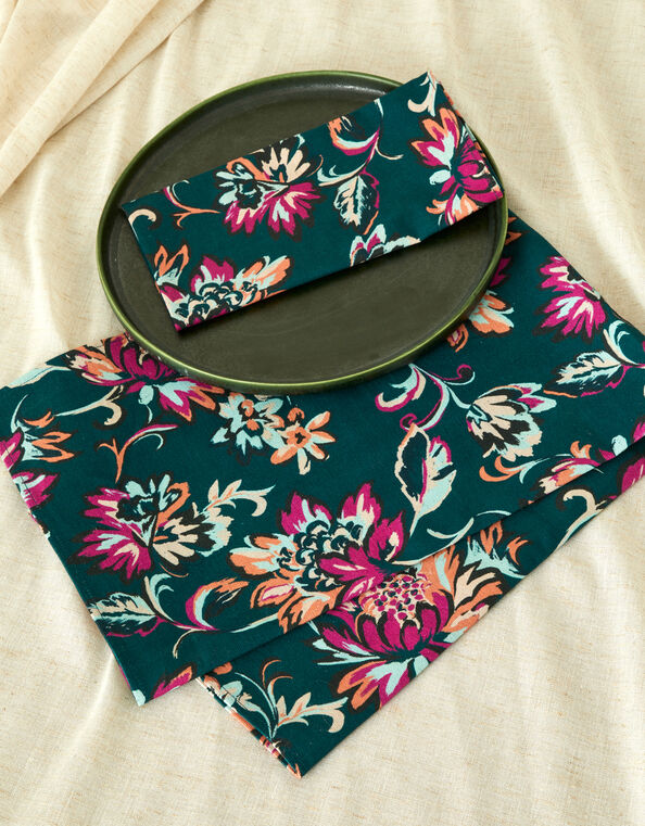 Floral Print Tea Towels, , large
