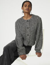 Fabienne Chapot Kitty Cardigan, Silver (SILVER), large