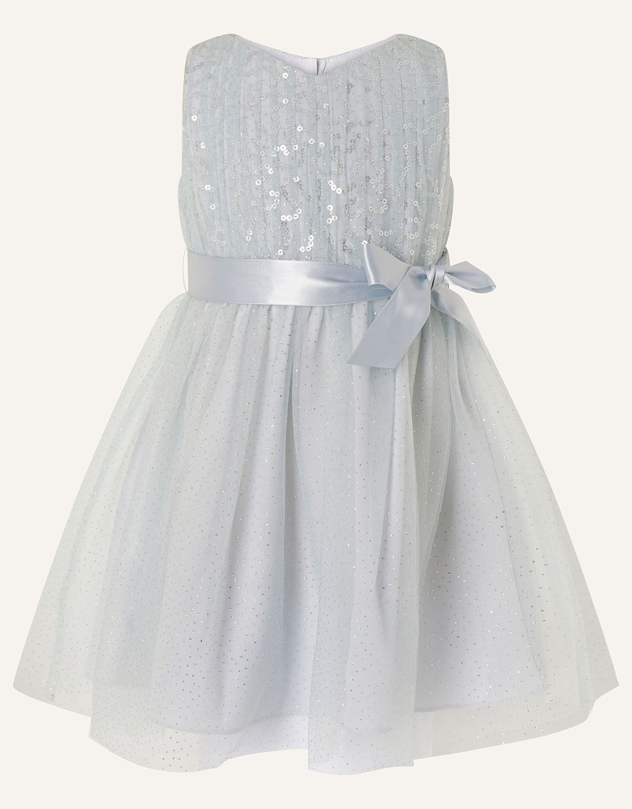 Grey baby dress top