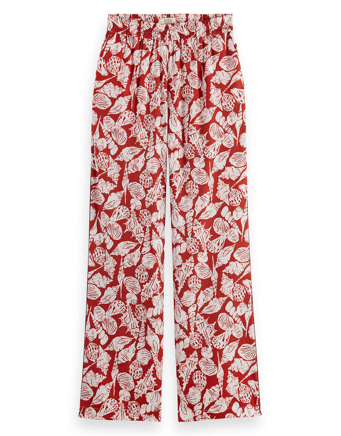Scotch and Soda 32" Wide Leg Pants, Red (RED), large