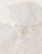 Alea Lacey Bow Tie Hair Clip, , large