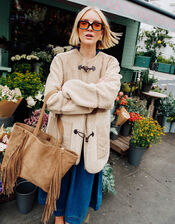 Teri Borg Duffle Jacket, Natural (STONE), large