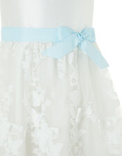 Butterfly Mesh Occasion Dress, Ivory (IVORY), large