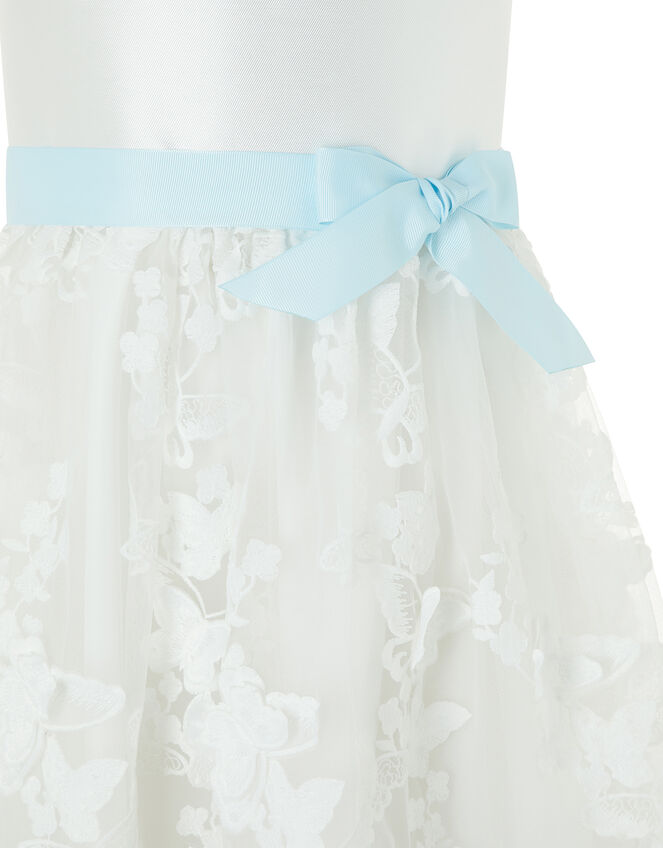 Butterfly Mesh Occasion Dress, Ivory (IVORY), large