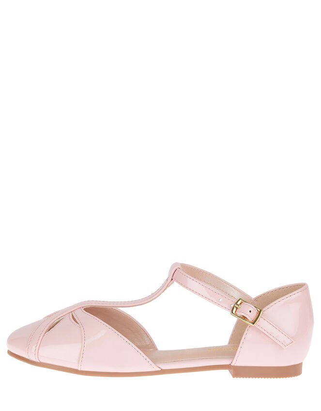 Patent Ballerina Flats, Pink (PINK), large