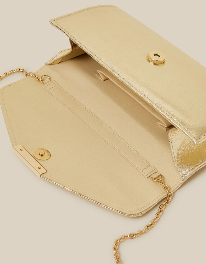 Metallic Clutch Bag, , large