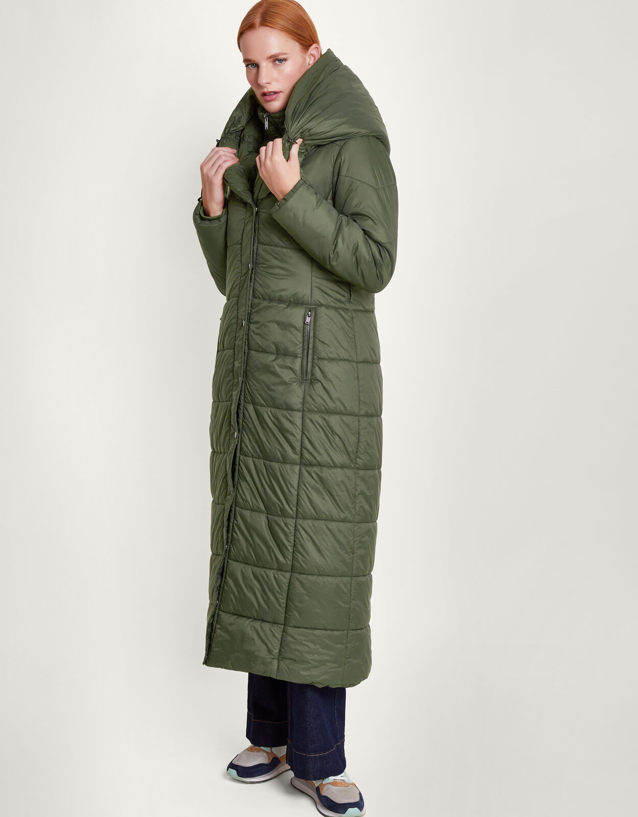 Long padded 2025 belted coat