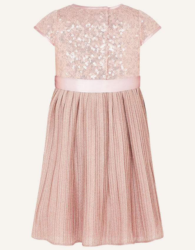 Baby Sequin Dress, Pink (DUSKY PINK), large