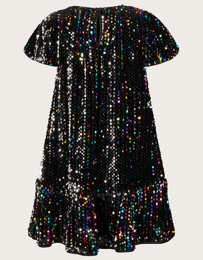 Rainbow Sequin Disco Dress, Multi (MULTI), large