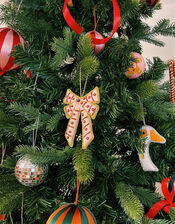 Anna and Nina Bow Hanging Decoration, , large