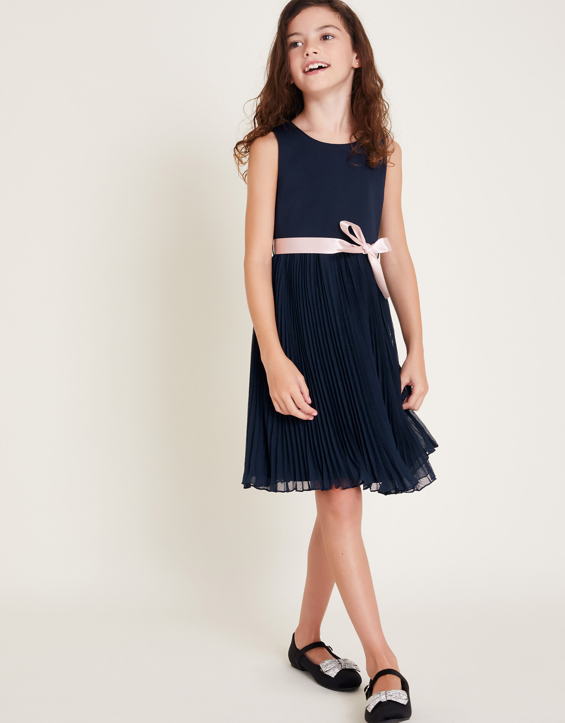 Blue dress for teenage girl top