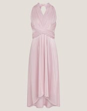 Tia Twist Prom Dress, Pink (PINK), large