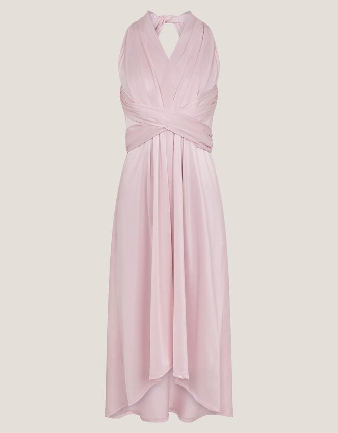 Tia Twist Prom Dress, Pink (PINK), large