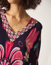 Abbie Floral Print Kaftan, , large