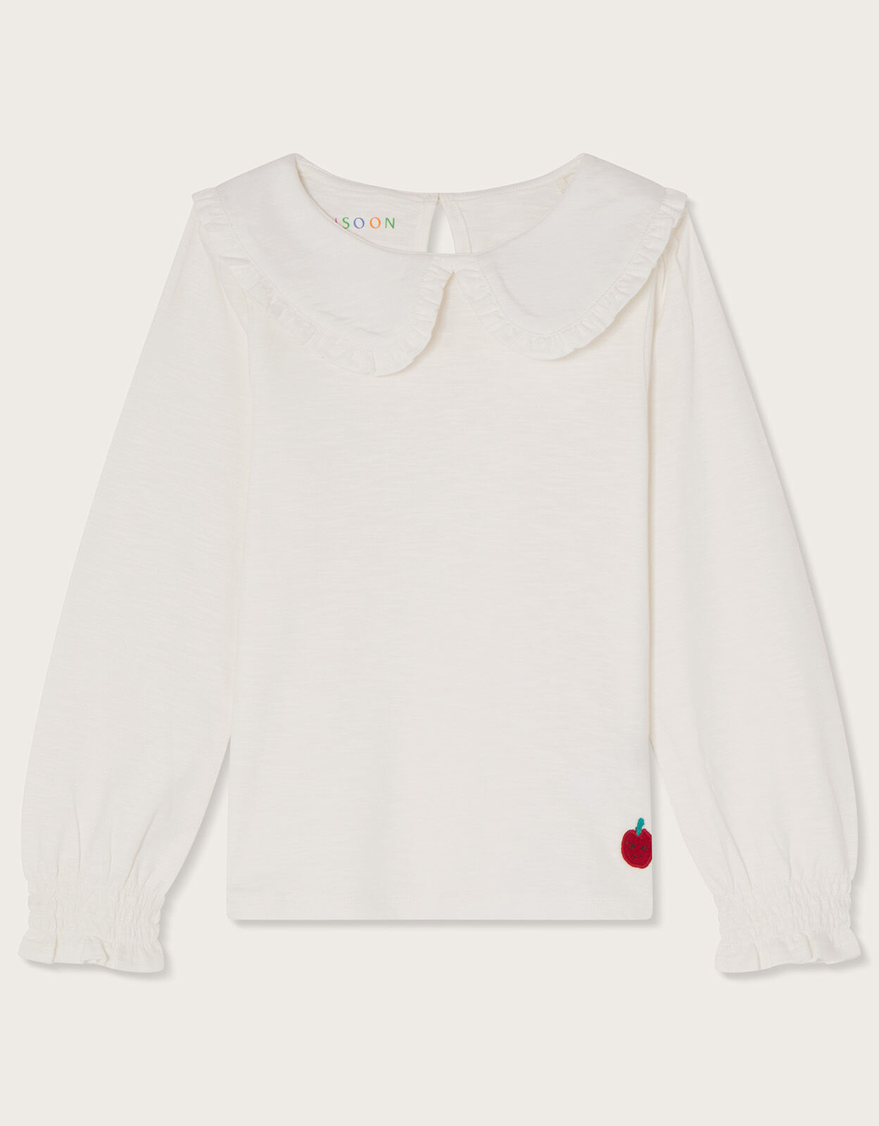 Jersey Collar Shirt Ivory