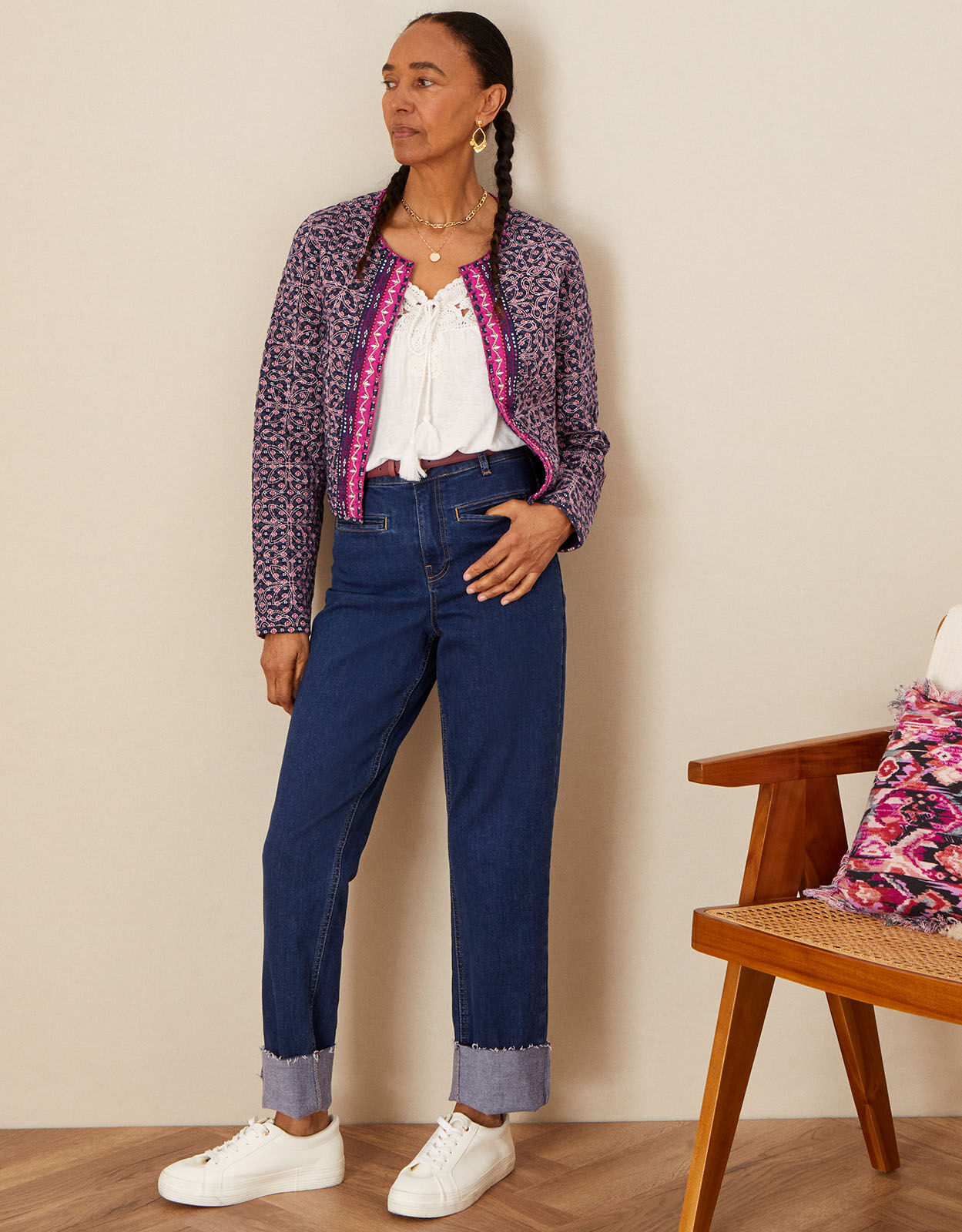 Monsoon embroidered jacket online