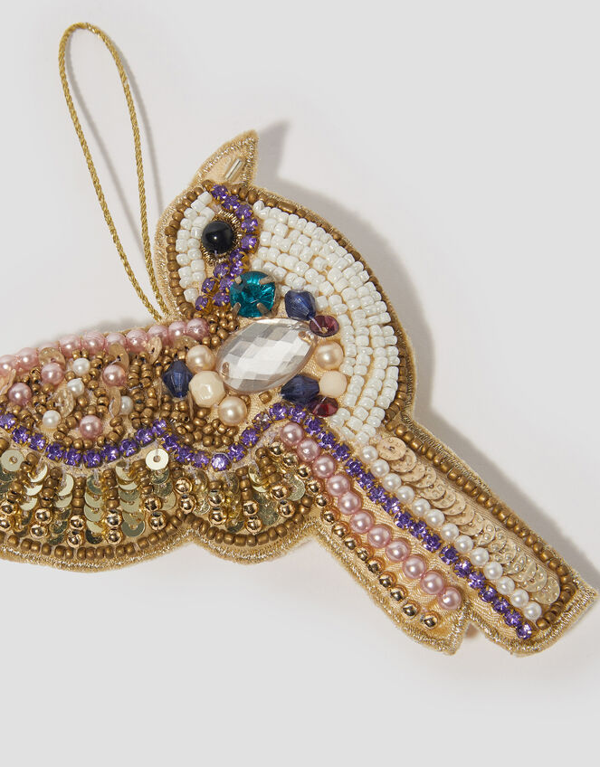 Embellished Hummingbird Christmas Tree Decoration, , large