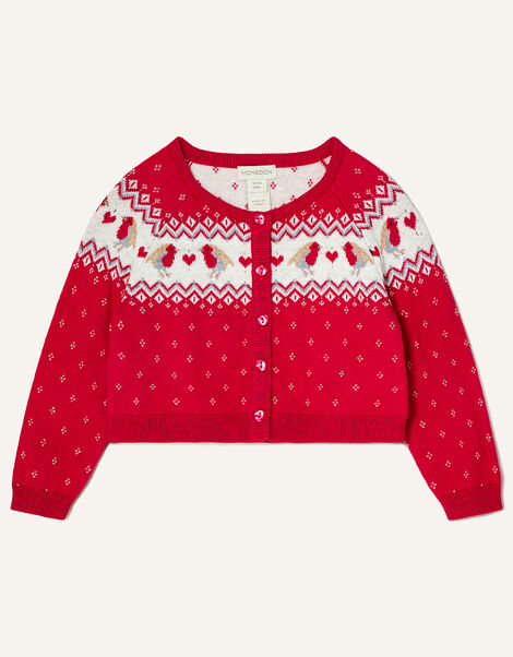 Baby Robin Cardigan  Red, Red (RED), large