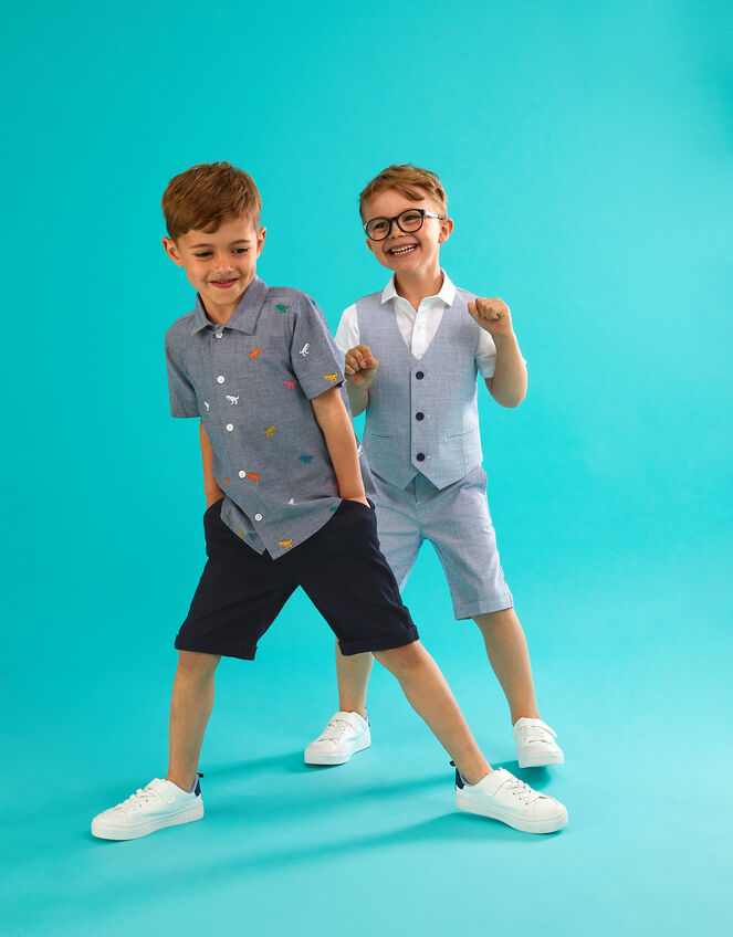 Chino Shorts, Blue (NAVY), large