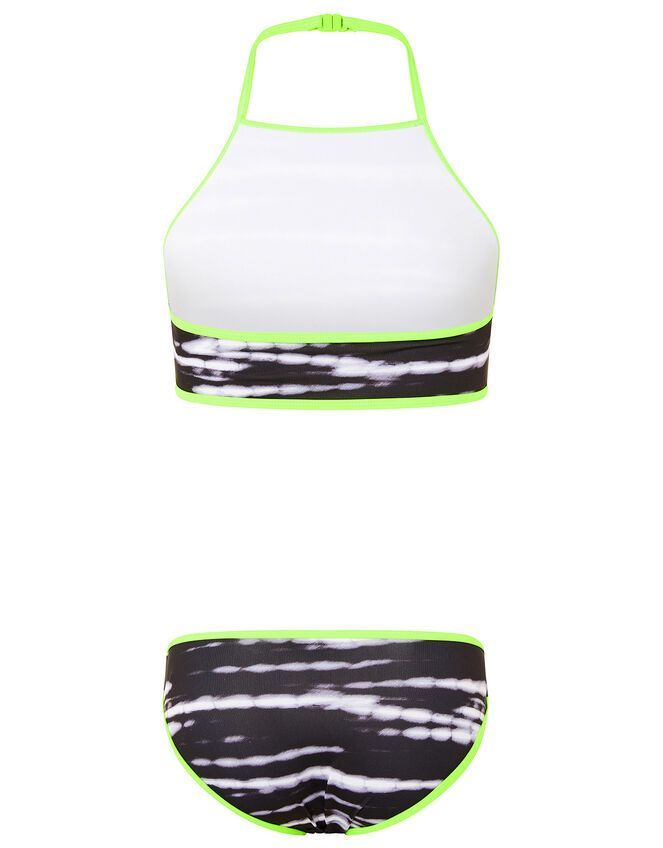 Tie Dye Bikini Set, Black (BLACK), large