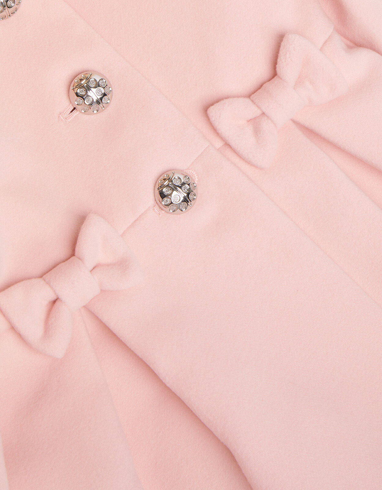 Baby Bow Hooded Coat Pink Coats Jackets Monsoon ROI