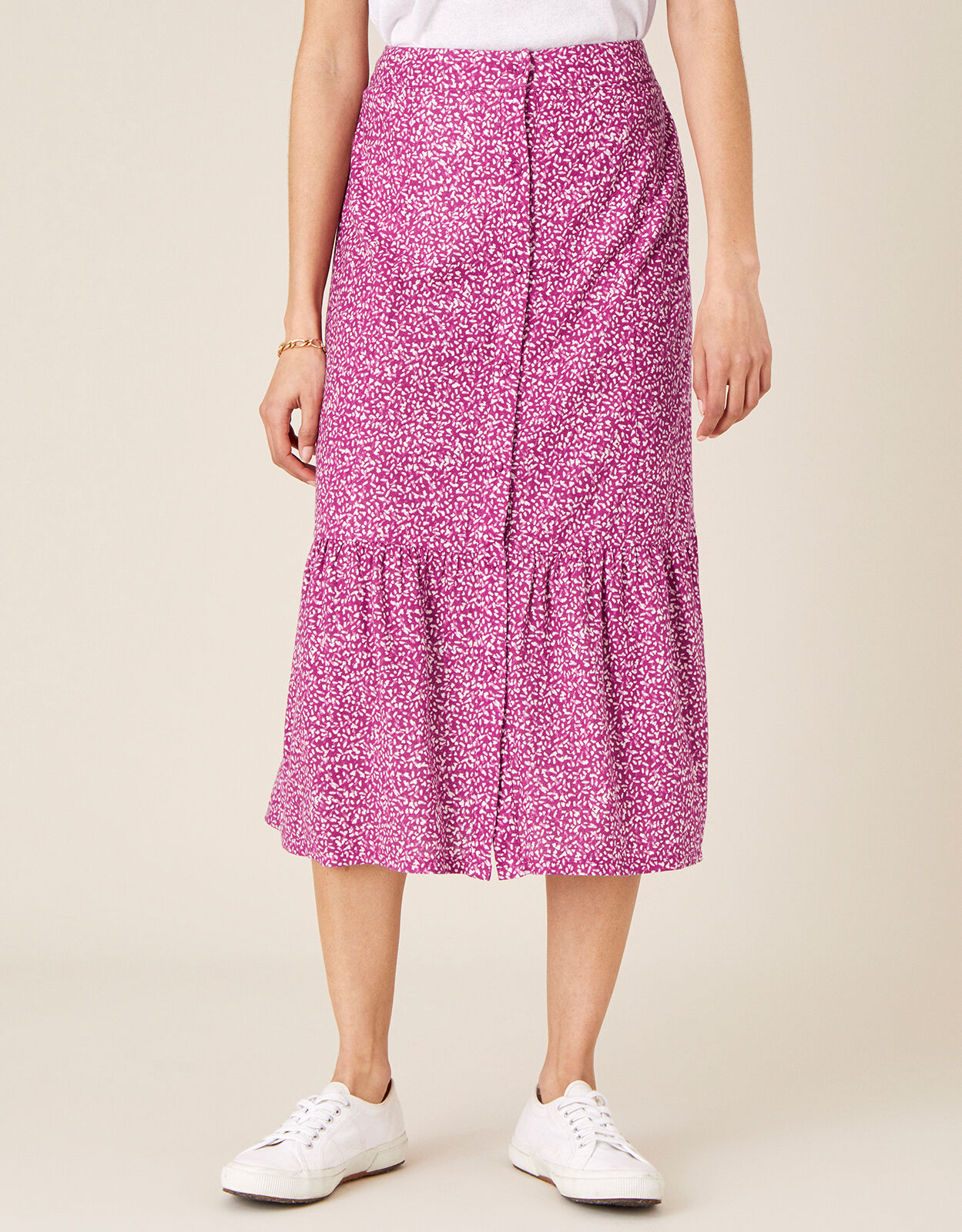 Pink jersey skirt Clearance