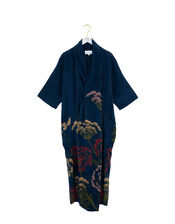 One Hundred Stars Rachel Parsley Seed Midi Dress, Blue (NAVY), large