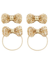 Dazzle Bow Hair Accessory Set, , large
